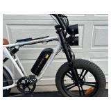 ENGWE Electric Fat Tire Bike with Bontrager Helmet, Medium