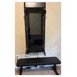 Tonal Digital Home Gym with Adjustable Bench, Rope, Bar & Foam Roller