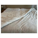 Sleep Number FlexFit Adjustable King Bed with Headboard and Brielle Bedding