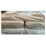 Sleep Number FlexFit Adjustable King Bed with Headboard and Brielle Bedding