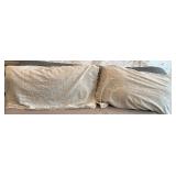 Sleep Number FlexFit Adjustable King Bed with Headboard and Brielle Bedding