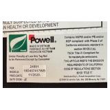 Powell Upholstered Entryway Bench with Light Gray Cushion