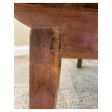 Accent Furniture Set with Multicolor Wood Chair, Modern Side Table, and Floor Lamp