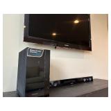 Samsung 46-Inch 1080p TV with Soundbar, Wireless Subwoofer, and Remote