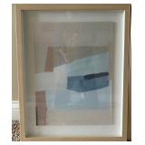 Set of 3 Threshold Framed Abstract Art Prints 16x20 Inches