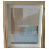 Set of 3 Threshold Framed Abstract Art Prints 16x20 Inches