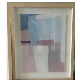 Set of 3 Threshold Framed Abstract Art Prints 16x20 Inches