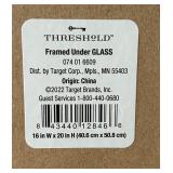 Set of 3 Threshold Framed Abstract Art Prints 16x20 Inches