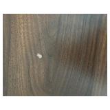 Wood and Metal Office Desk with AC & USB Plug In, Drawers and Swivel Chair