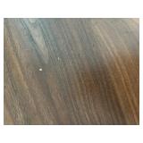 Wood and Metal Office Desk with AC & USB Plug In, Drawers and Swivel Chair