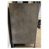 Industrial Pottery Barn Metal 8-Drawer Dresser with Locker Style Design