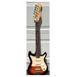 Harmony Model 02815 Electric Guitar with Ibanez GTA15R Amp and Fender Strap