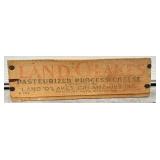 Antique Stoneware Crock, Creamery Poison Advertising Jug Out of Mpls., Wooden Cheese Box Drawers & Spool Collection