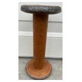 Antique Stoneware Crock, Creamery Poison Advertising Jug Out of Mpls., Wooden Cheese Box Drawers & Spool Collection