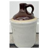 Antique Stoneware Crock, Creamery Poison Advertising Jug Out of Mpls., Wooden Cheese Box Drawers & Spool Collection