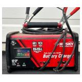 Automotive Emergency Kit with Husky Battery Charger, Jumper Cables, Extension Cords, and Accessories