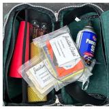 Automotive Emergency Kit with Husky Battery Charger, Jumper Cables, Extension Cords, and Accessories