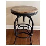 Restoration Hardware Adjustable Industrial Counter or Bar Stool #1