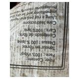 Floral Area Rug 5x8 100% Wool in Blue and Beige