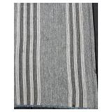 Outdoor Wicker Patio Sectional Sofa Set with Cushions, Table, Pillows, and Rug