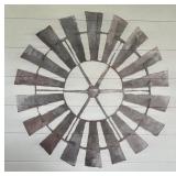 Framed Rustic Windmill Wall Art Decor