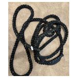 Black Battle Rope with Protective Sleeves