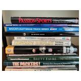 Sports and Football Book Lot with Brett Favre DVD