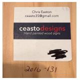 Wayzata Trojans High School Wooden Sign by Ceasto Designs with Succulent Decor