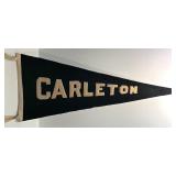 Vintage Carleton Felt Pennant Banner