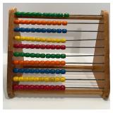 Vintage Games and Collectibles Lot including Book, Abacus, Tic-Tac-Toe, and Home Made Tins