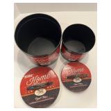 Vintage Games and Collectibles Lot including Book, Abacus, Tic-Tac-Toe, and Home Made Tins