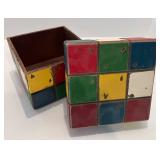 Collection of 4 Vintage Wooden Games and Toys