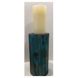 Home Decor Set with Signs, Vases, Candle and Faux Orchid