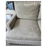Bernhardt Upholstered Loveseat with Nailhead Trim
