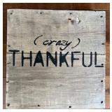 Magnolia Lane Wreath and Wooden 