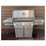 Napoleon Prestige Propane Gas Grill with Sizzle Zone and Cover