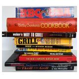 Collection of 10 Grill and Barbecue Cookbooks
