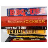Collection of 10 Grill and Barbecue Cookbooks
