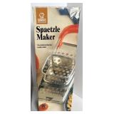 Kitchen Appliance and Gadget Set: Popcorn Popper, Spiral Slicer, Spaetzle Maker, and Glass Digital Scale