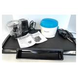 Electric Kitchen Appliance Lot: Black+Decker Chopper, Crock-Pot Cooker, Presto Griddle