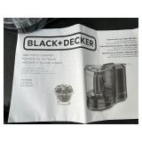 Electric Kitchen Appliance Lot: Black+Decker Chopper, Crock-Pot Cooker, Presto Griddle