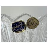 Block 24% Lead Crystal Cake Stand and Bohemia Crystal Vase Collection