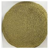 Dansk Bistro Serving Bowl with 6 Woven Placemats and 72" x 15" Table Runner