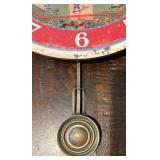Timeworks Storytime Collection Baseball Pendulum Wall Clock
