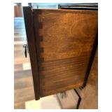 Pottery Barn Rustic Wood Sideboard Buffet with Drawers and Cabinet