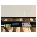 TSJ Office Rolling Dry Erase Whiteboard with Markers and Accessories