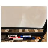 TSJ Office Rolling Dry Erase Whiteboard with Markers and Accessories