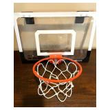 Dart Board and SKLZ Pro Mini Basketball Hoop Set