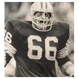 Framed NFL Player Jerry Kramer Photograph with Collector