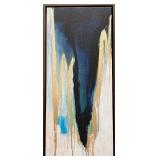 Set of 5 Framed Abstract Canvas Art Prints